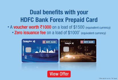 HDFC Bank Forex Prepaid Card